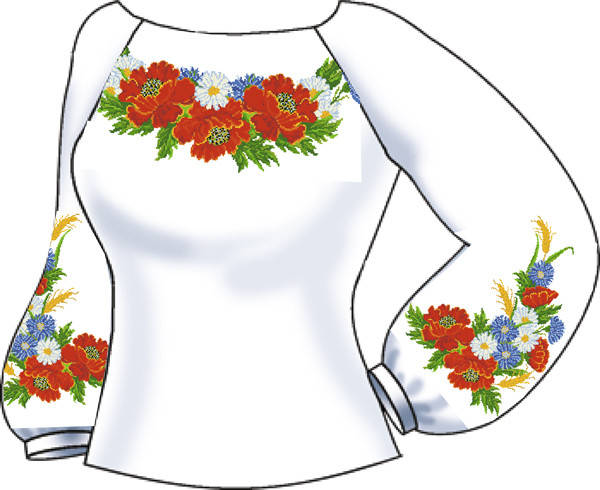 

СВЖП-3. Заготовка Жіноча сорочка домоткана