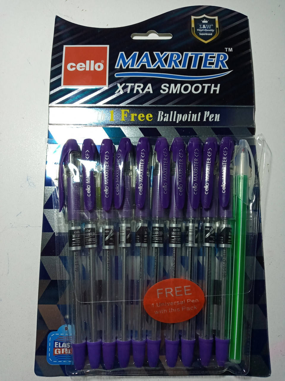 

Ручка масляная MAXRITER , ФИОЛЕТОВАЯ / шариковая