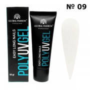 

Полигель Global Fashion Poly UVGel 09 (прозрачный), 30 мл