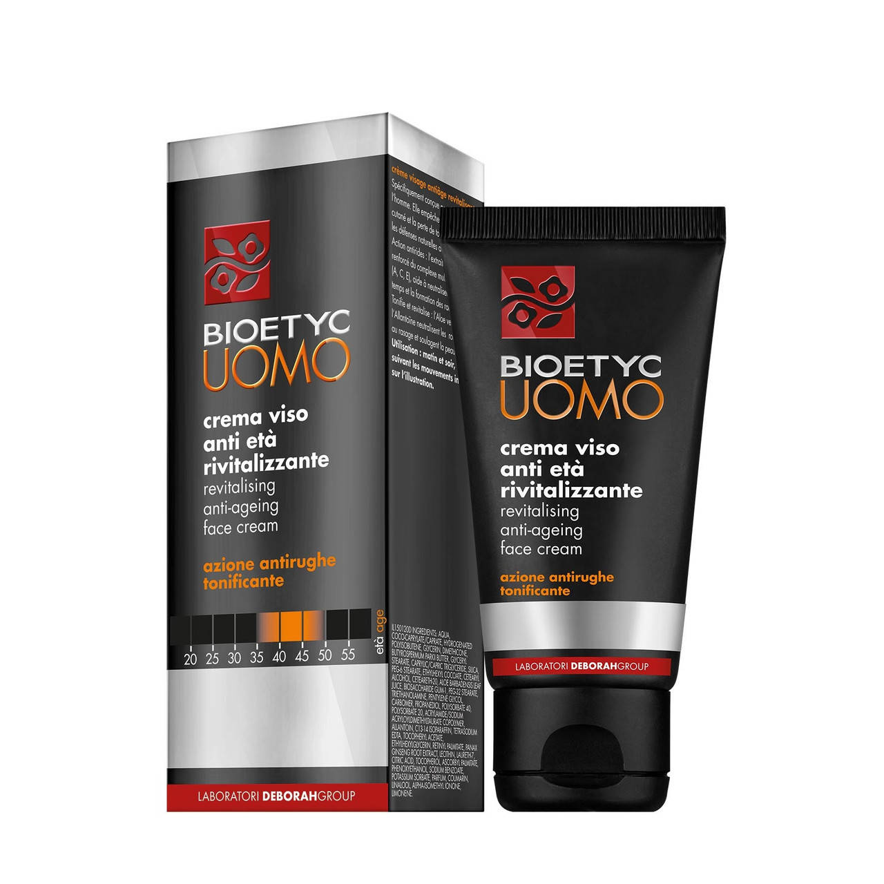 

Крем для лица, антивозрастной Deborah Bioetyc UOMO Revitalising anti-ageing face cream 021066, 50 мл