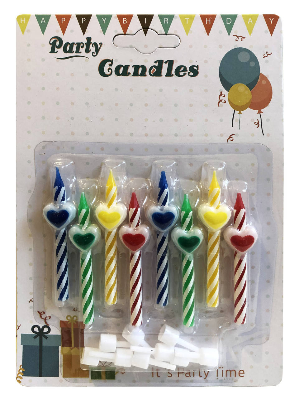 

Свечка для Бенто-торта "Сердце", 8 шт.