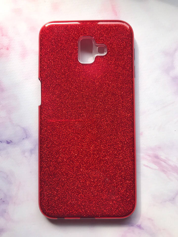 

Силиконовый чехол Shine Silicone Case для Samsung Galaxy J6 Plus Красный
