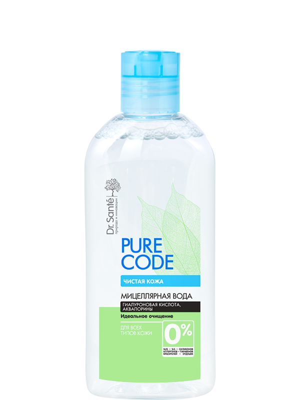 

Мицеллярная вода для всех типов кожи Чистая кожа 200 мл Dr.Sante Pure Code