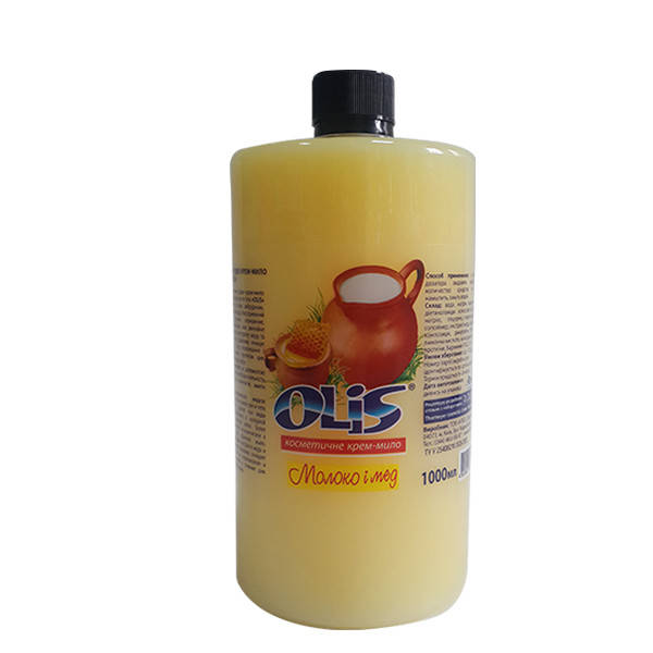 

Косм. рідке крем-мило Olis "Молоко і мед" (ЗАП.) 1л*8