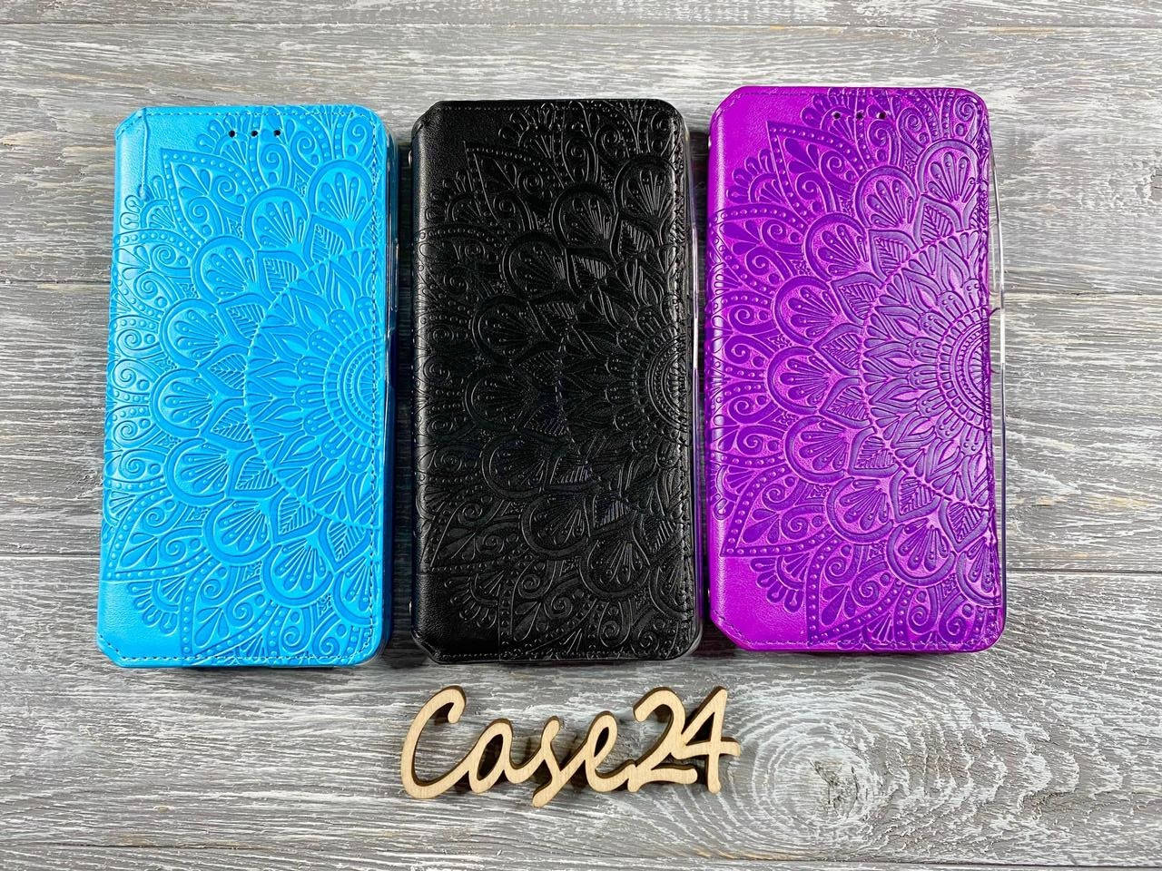 

Чехол книжка GETMAN Mandala на Xiaomi Redmi Note 10 Pro (3 цвета), Разные цвета