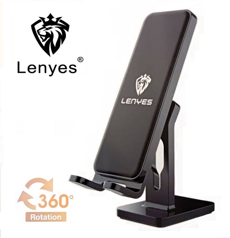

Магнитный Держатель подставка для телефона Lenyes CR118, Черный