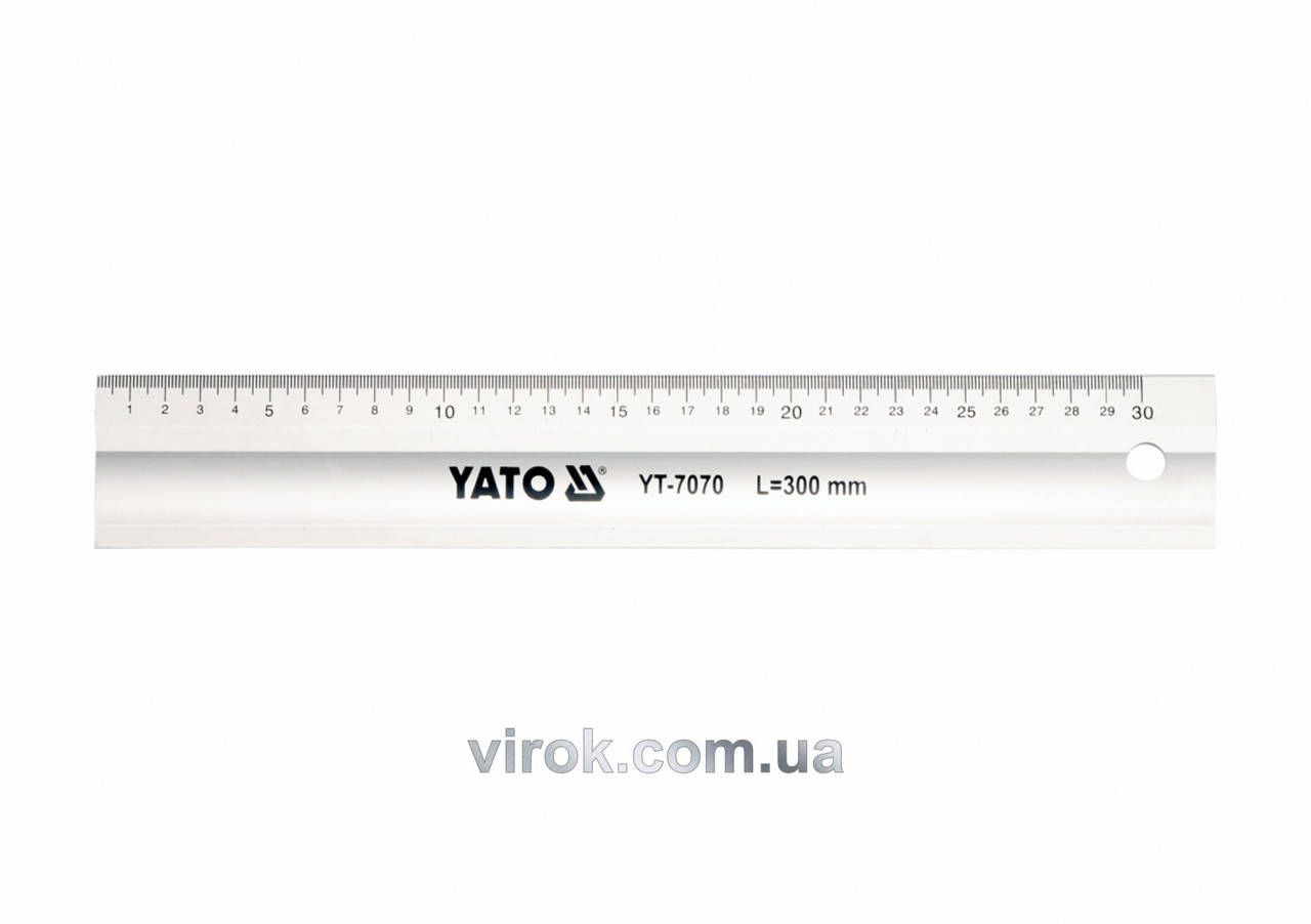 

Линейка алюминиевая YATO 300 мм YT-7070