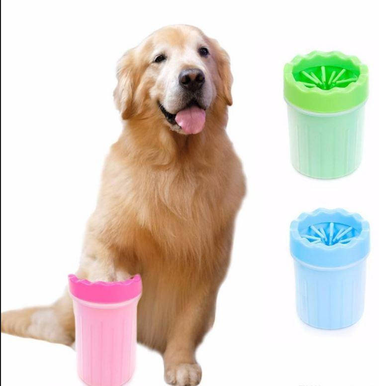 

Лапомойка для собак Lapomover Soft Gentle bol велика, розмір 15х11х8см, зелена, силіконові щетинки, мийка