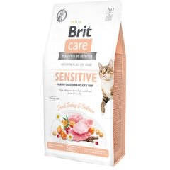 

Brit Care Cat GF Sensitive HDigestion & Delicate Taste, 0,4кг (д/привередливых кошек)