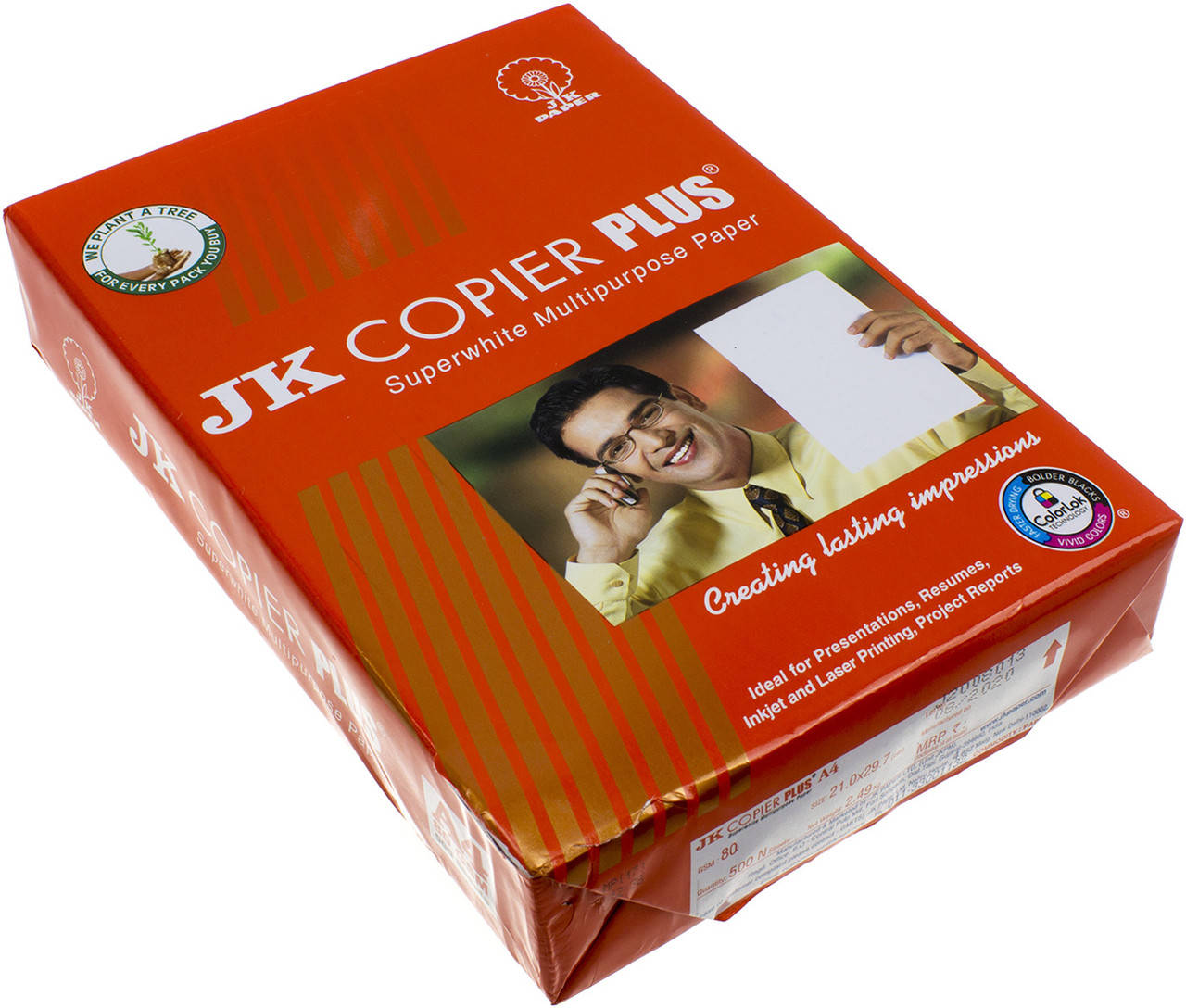 

Папір офісний A4 "JK Copier" 80г/м2 B (500арк)(5)(300)