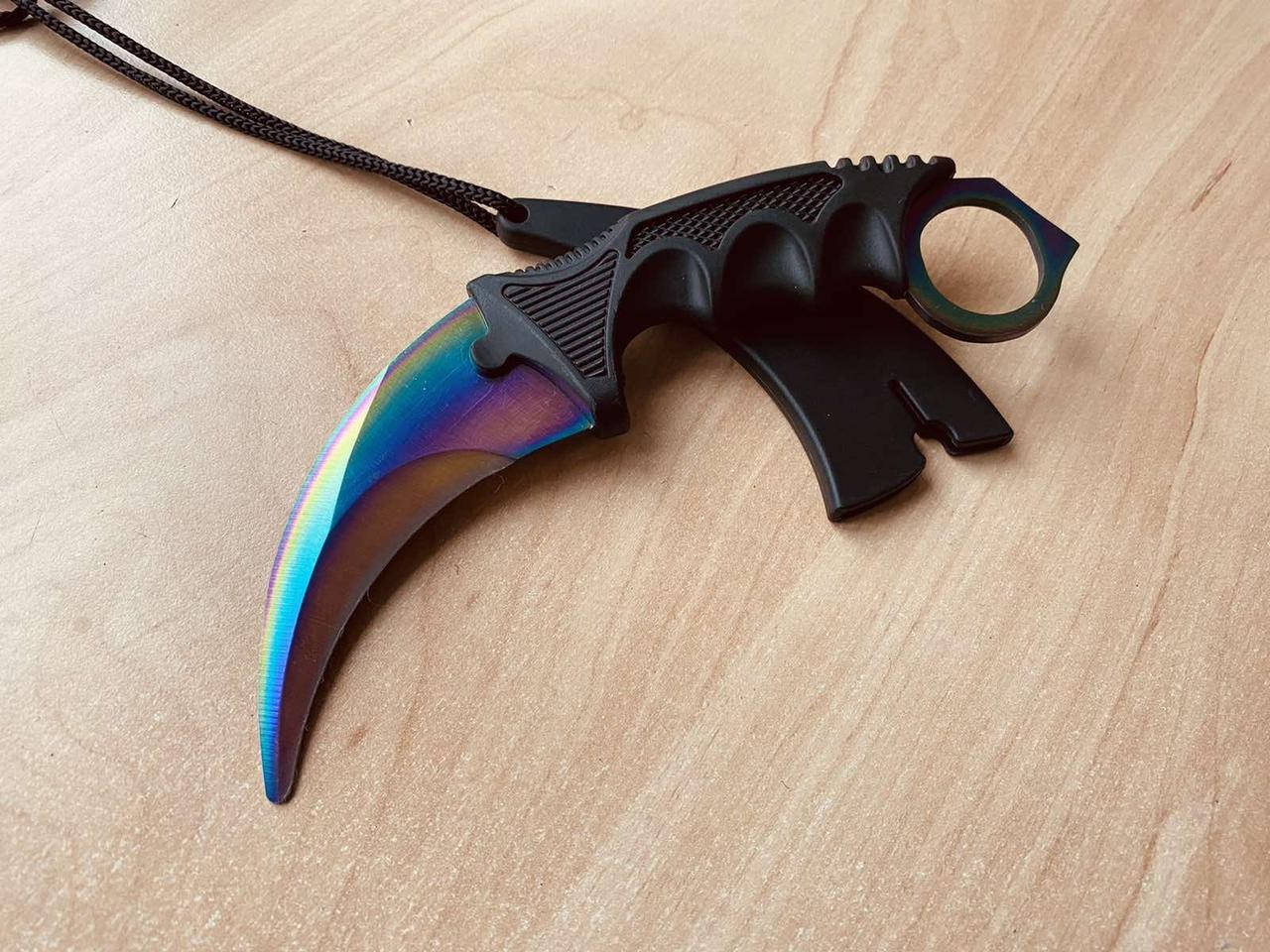 

Нож керамбит тренировочный тупой из игры CS:GO КС ГО градиент