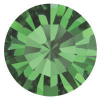 

Конусные стразы Preciosa (Чехия) ss9/pp19 (2,5-2,6 мм) Green Turmaline, Белый