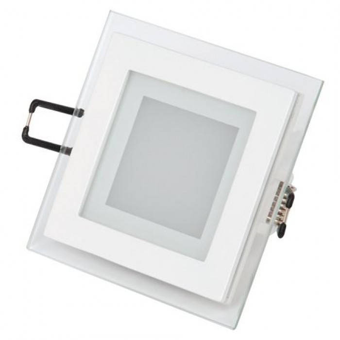 

Светодиодный встраиваемый квадратный светильник стекло 6W 4200K Maria-6 Horoz Electric