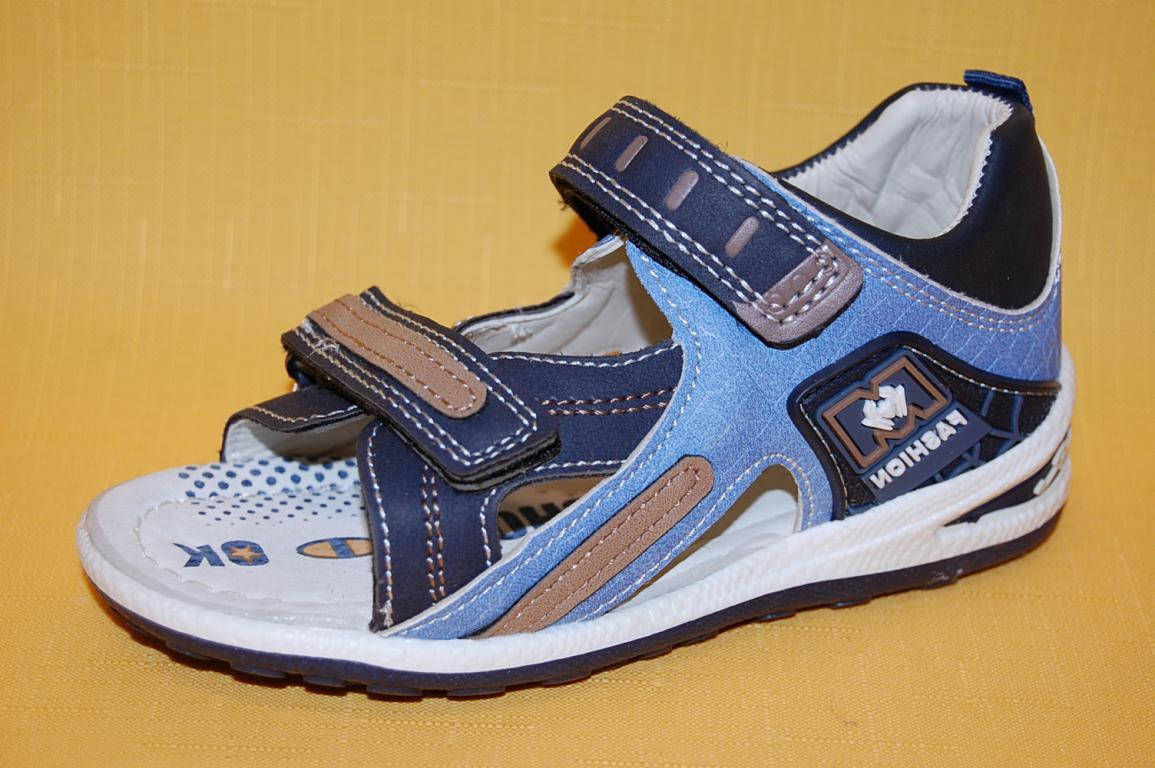 

Детские Босоножки Clibee Польша z560 Для мальчиков Синий размер 23