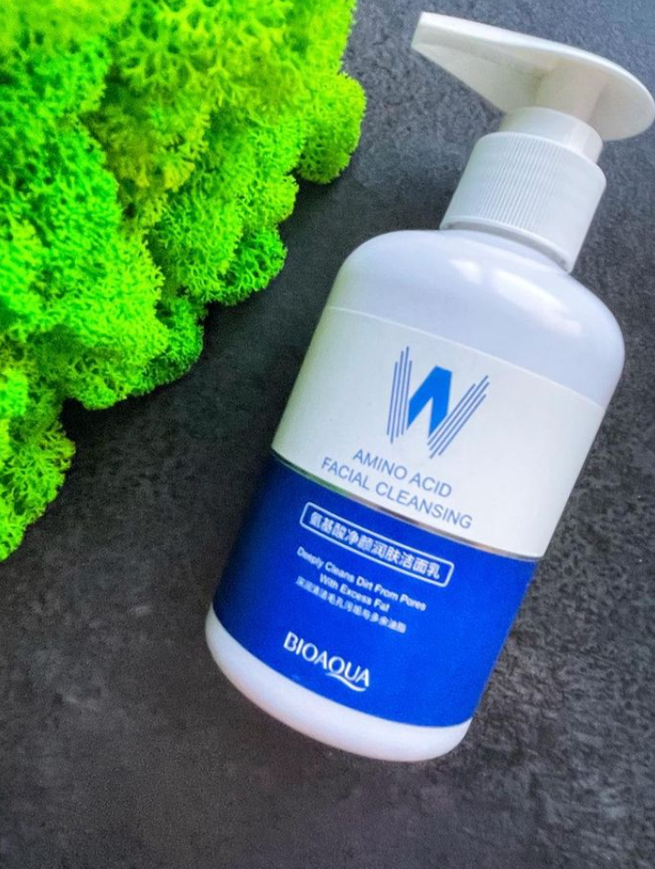 

Пенка для умывания Bioaqua Amino Acid Facial Cleanser 200g с дозатором