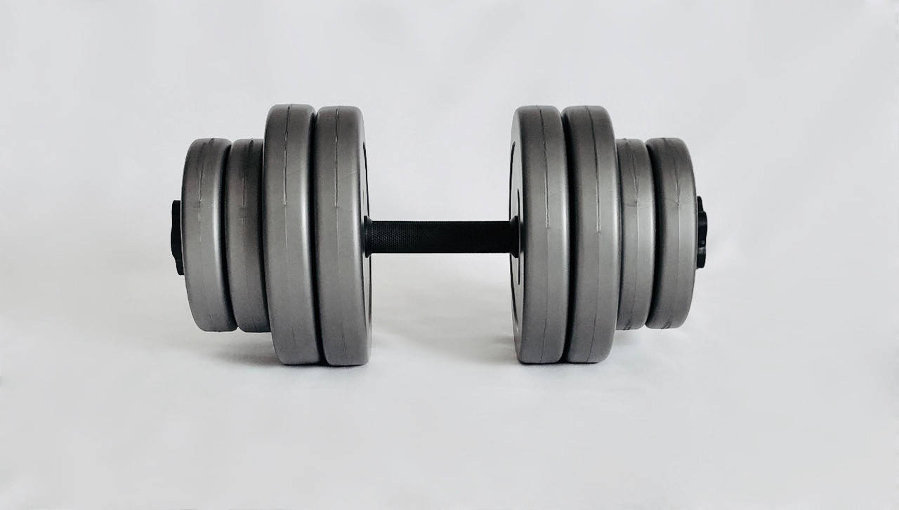 

Гантель 15кг GREY, Серый