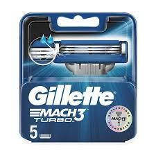 

Картриджи для бритвы Gillette Mach 3 TURBO 5 шт