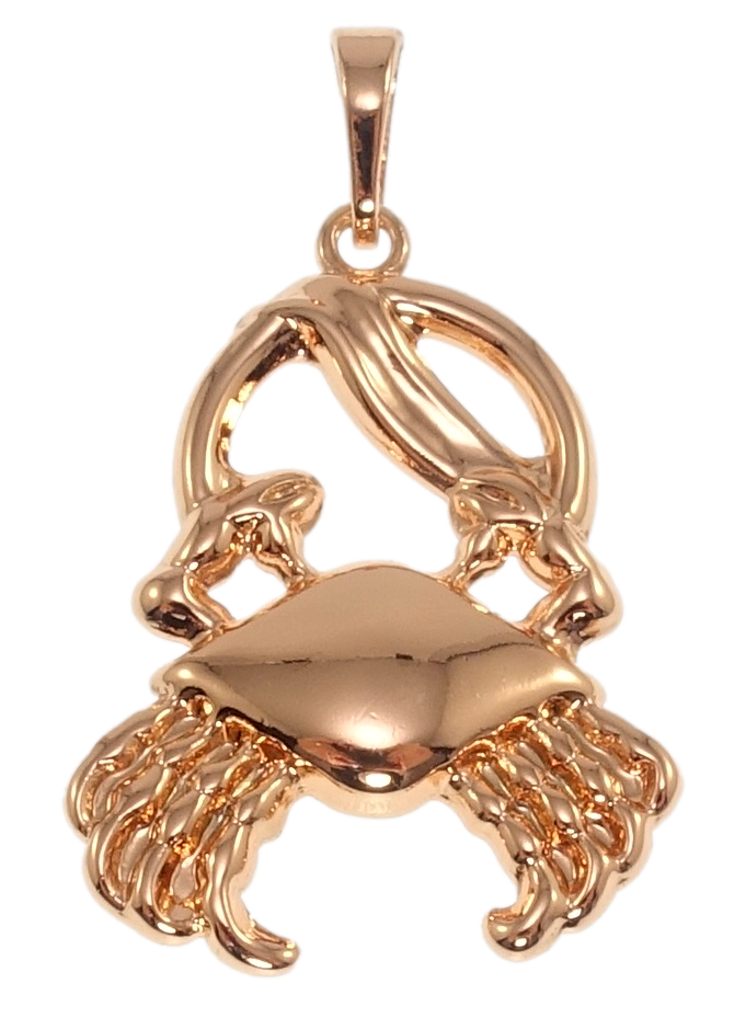 

Кулон Xuping Позолота РО "Знак Зодиака Рак" для цепочки до 6мм