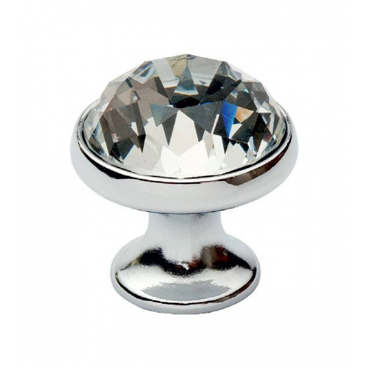 

Ручка мебельная Ozkardesler TASLI YAKUT DUGME 6098-06 Хром с камнями