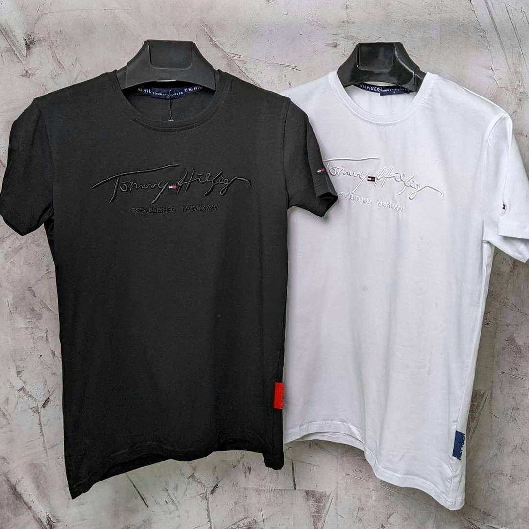 

Футболка мужская летняя Tommy Hilfiger качество ЛЮКС, футболка мужская XXL
