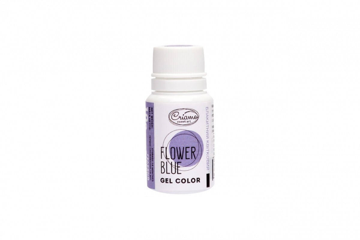 

Гелевый краситель Criamo Цветочный голубой 10 г.