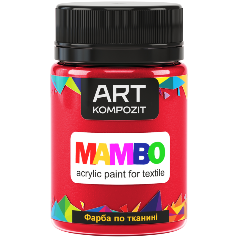 

Краска по ткани МАМВО ART Kompozit, 50 мл (Цвет: 10 красный)