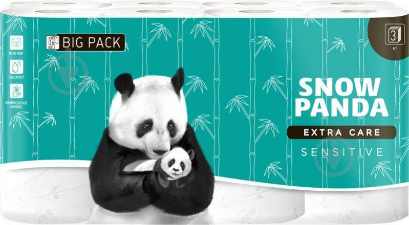 

Туалетний папір PANDA білий 8шт, Белый