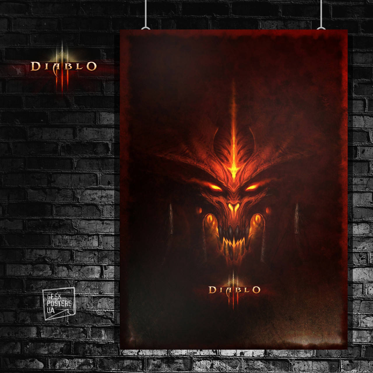 

Постер Diablo 3, Дьябло 3. Размер 42x30см (A3). Матовая бумага