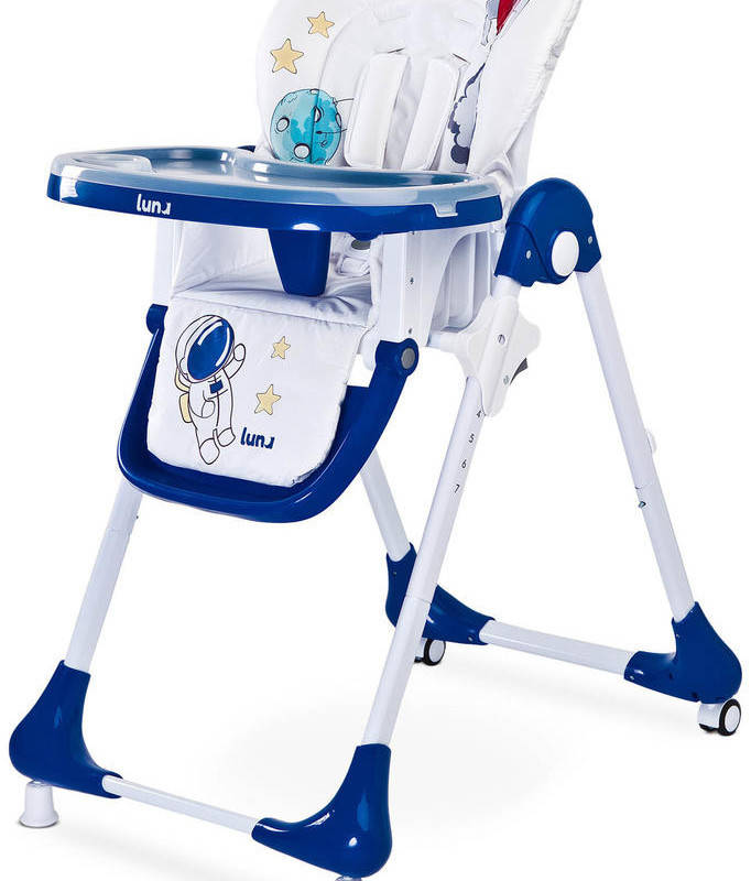 

Дитячий стільчик для годування Caretero Luna navy