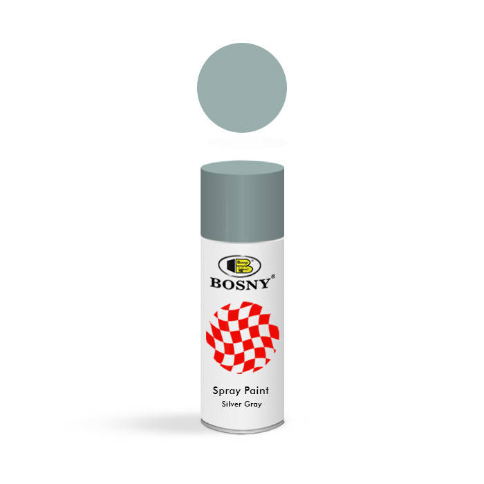 

22 Срібно-сірий ФАРБА В АЕРОЗОЛІ BOSNY 400мл, Серый