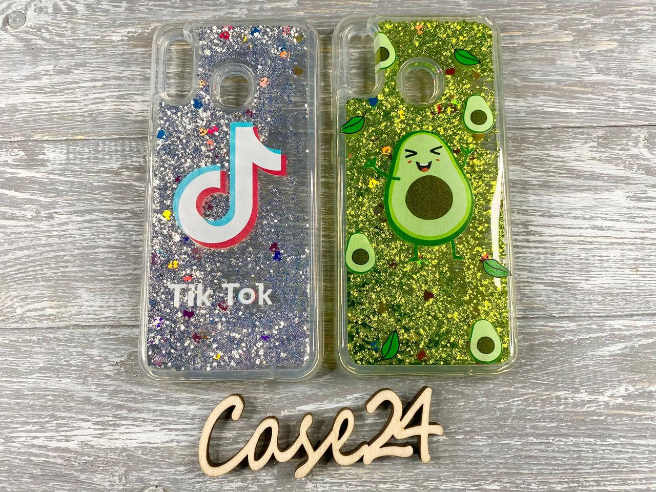 

Перетекающий TPU чехол Enjoy Star для Samsung Galaxy A20 (2 вида), Разные цвета