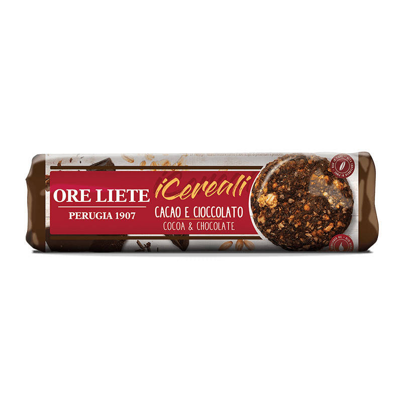 

Печенье овсяное с какао бобами Piselli 250г