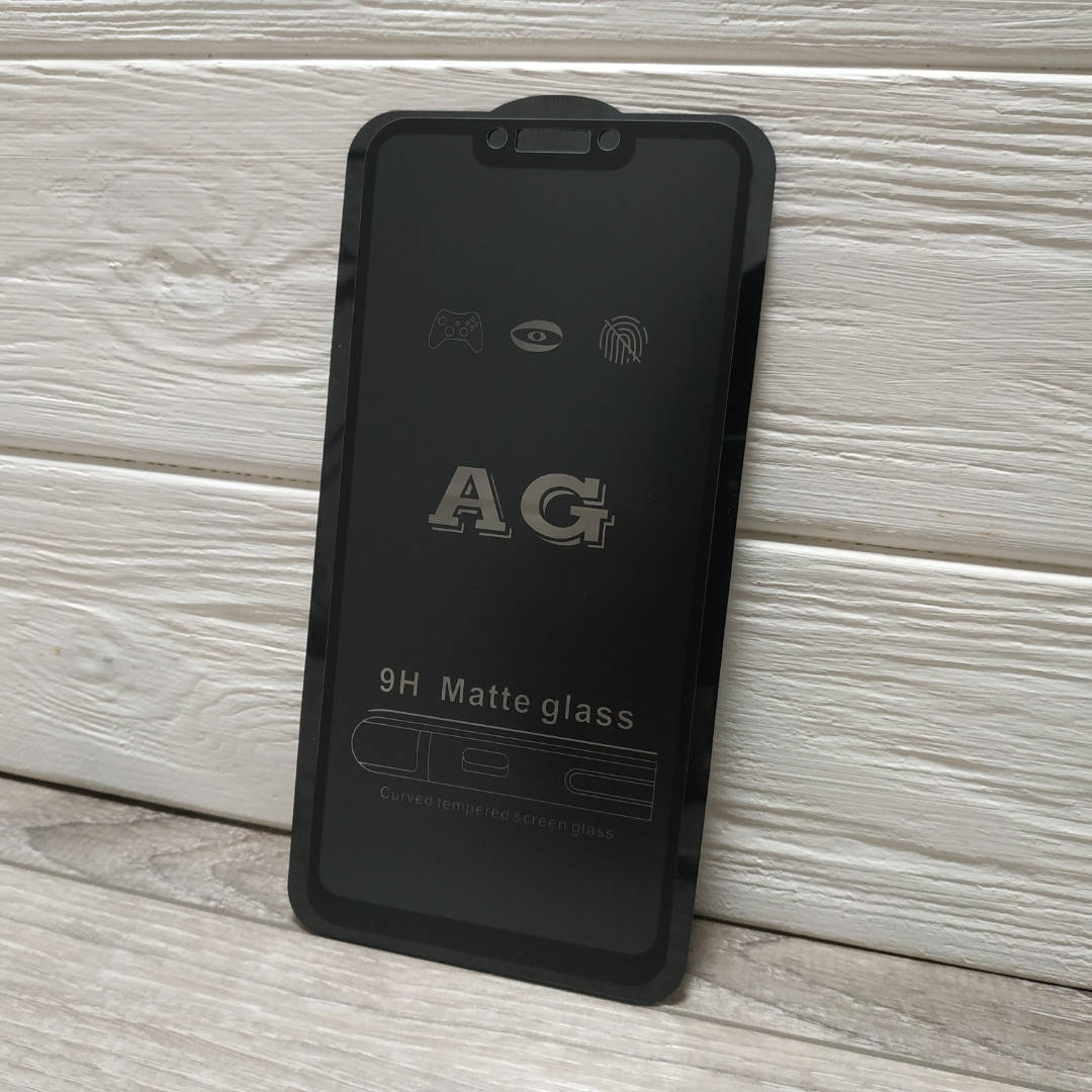 

Матовое защитное 5D стекло ПОЛНЫЙ КЛЕЙ для Huawei Mate 20 Lite черное, Черный