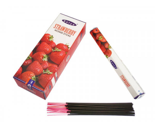 

Ароматические палочки Клубника Satya STRAWBERRY (шестигранник)