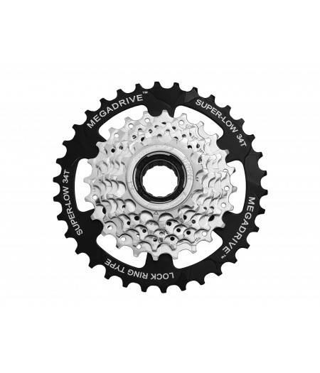 

Трещітка SUN RACE M4S 7S, 13-34T, Zinc+Black