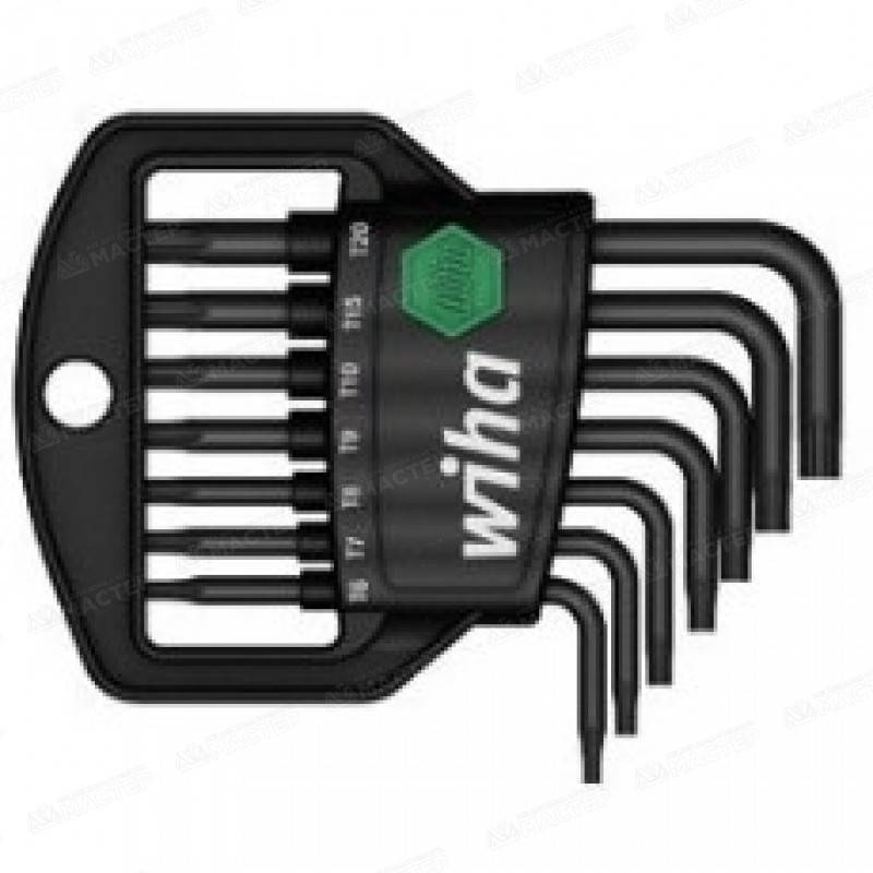 

Набор штифтовых ключей TORX в держателе Classic Wiha 363H8