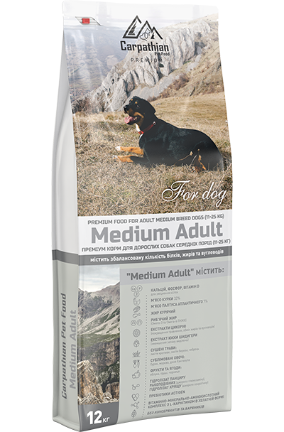 

Carpathian Pet Food — Medium Adult 12 кг для взрослых собак средних пород