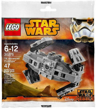 

LEGO ЛЕГО Star Wars Прототип Истребителя TIE 30275