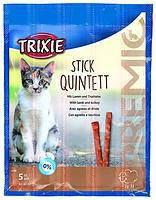 

Trixie TX-42723 Premio Stick Quintett 5шт - палочки ягненок-индейка для кошек