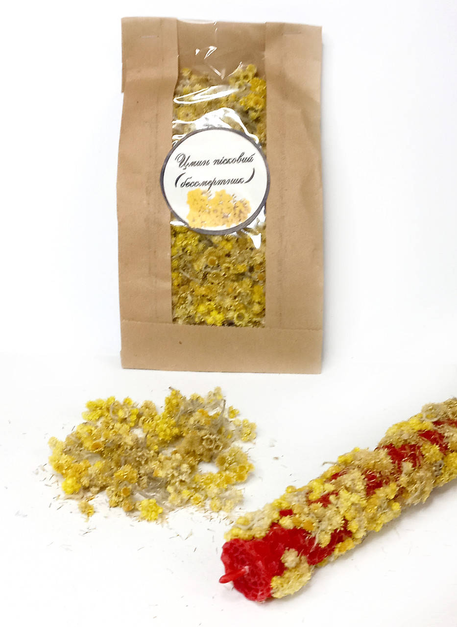 

Бессмертник для декора свечей, для декора саше, мыла 15 грамм