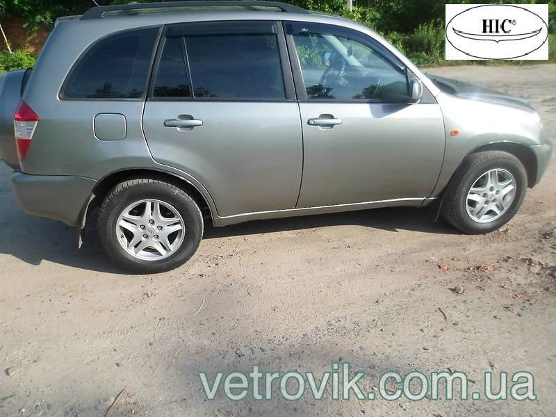 

Ветровики на Чери Тиго с 2006-2013 Хик накладные