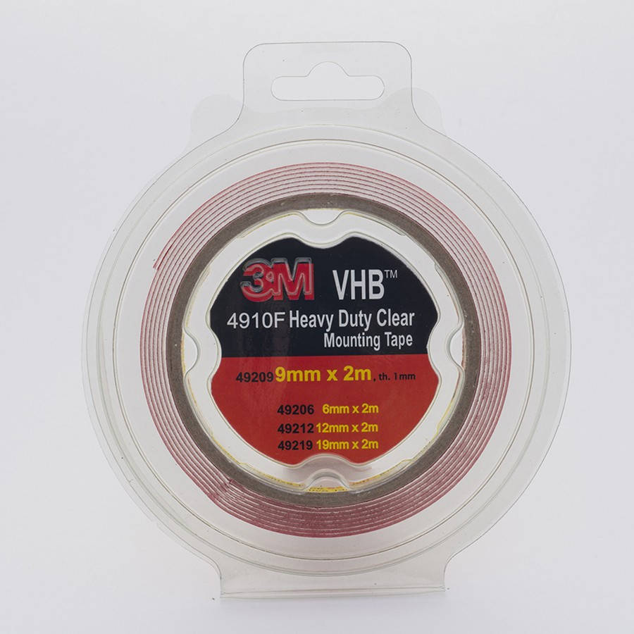 

Монтажный двухсторонний скотч "Heavy Duty" (1шт), 3M, 9mmx2mx1mm, прозрачный, 49209
