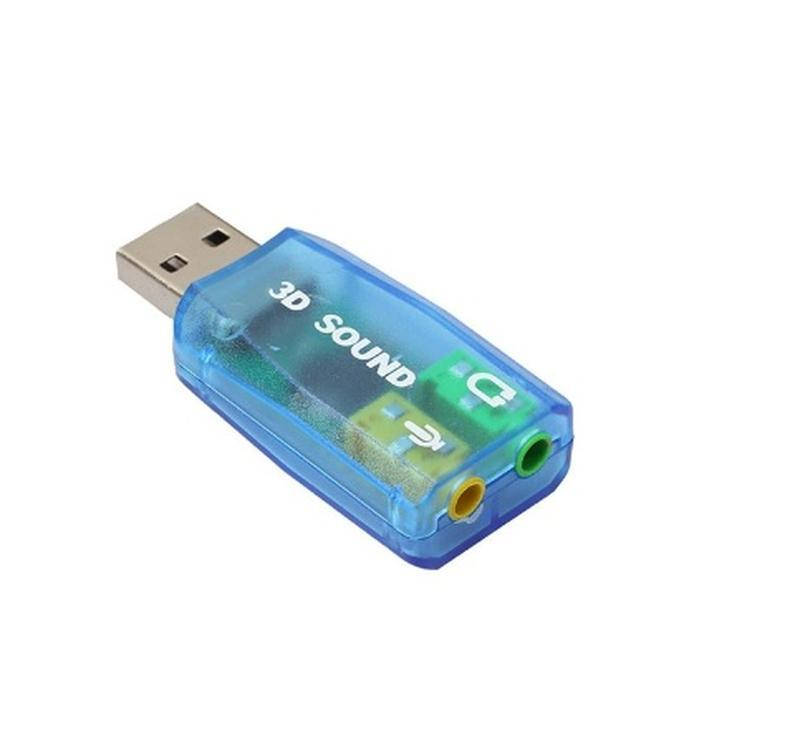 

Звуковая карта для ноутбука или ПК, USB