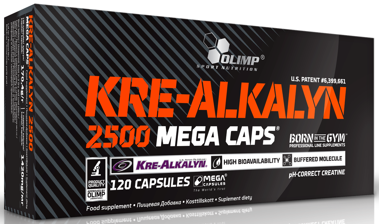 

Креатин Olimp Kre-Alkalyn Mega Caps 2500 120 caps