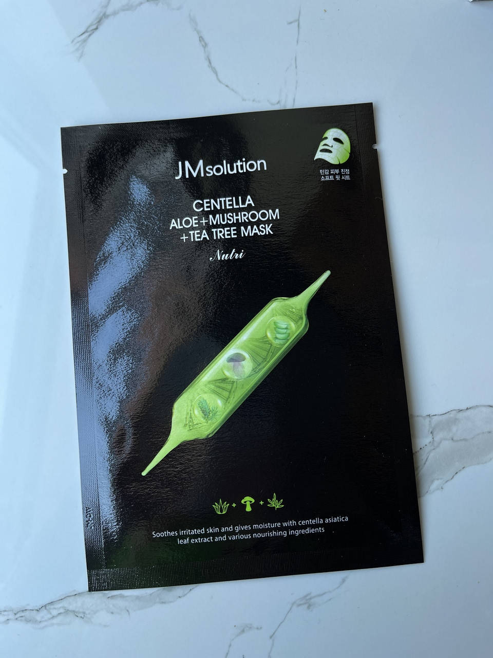 

Успокаивающая тканевая маска JMsolution Centella Aloe + Mushroom + Tea Tree Mask