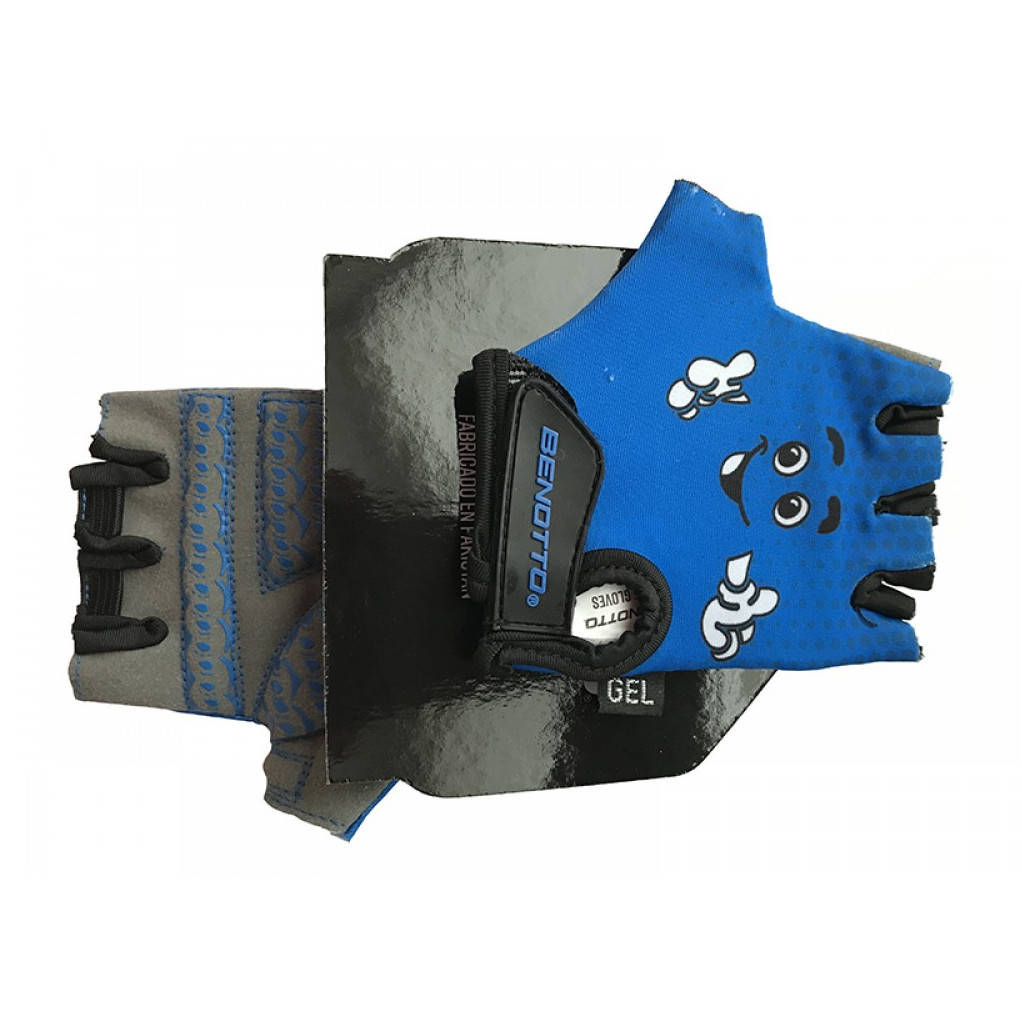

Перчатки велосипедные детские открытые Benotto LCL-K65111 (Blue)
