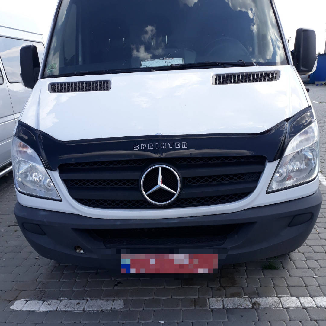 

Дефлектор капота, мухобойка Mercedes-Benz Sprinter с 2006-2012 г.в. VIP
