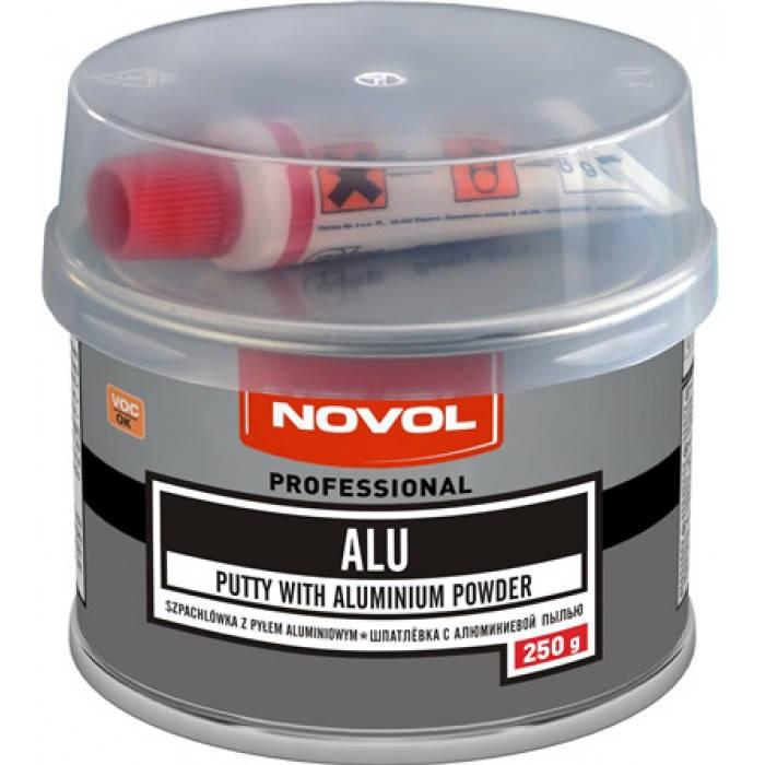 

NOVOL ALU шпатлевка с алюминиевой пылью 0,25 кг