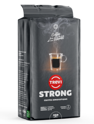 

Кофе молотый Trevi Strong 250 г классический купаж кофейных зерен