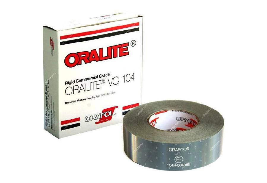 

Светоотражающая лента для твердой поверхности (белая) ORAFOL VC104 (цена за метр), Белый